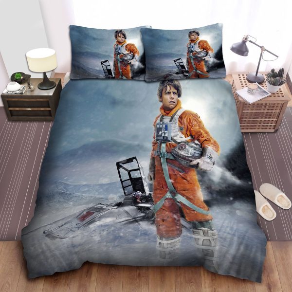 Star Wars Luke Skywalker In Rebel Alliance Flight Suit Duvet Cover Bedroom Sets Comfortable Bedding Sets