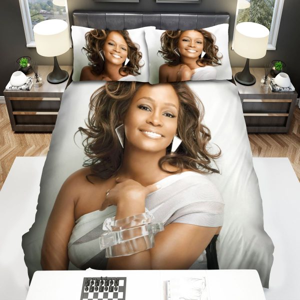 Whitney Houston Classy Photo Duvet Cover Bedroom Sets Comfortable Bedding Sets