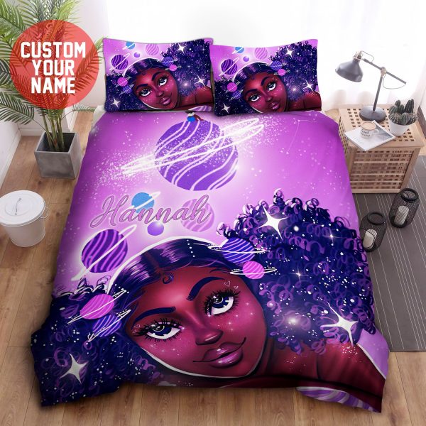 Personalized Black Girl Magic So Cool Perfect Gifts For Daughter Girlfriend Wife Duvet Cover Bedroom Sets Comfortable Bedding Sets