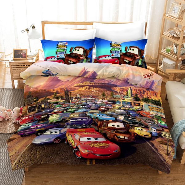 Lightning Mcqueen Cars 3 Duvet Cover Bedroom Sets Comfortable Bedding Sets