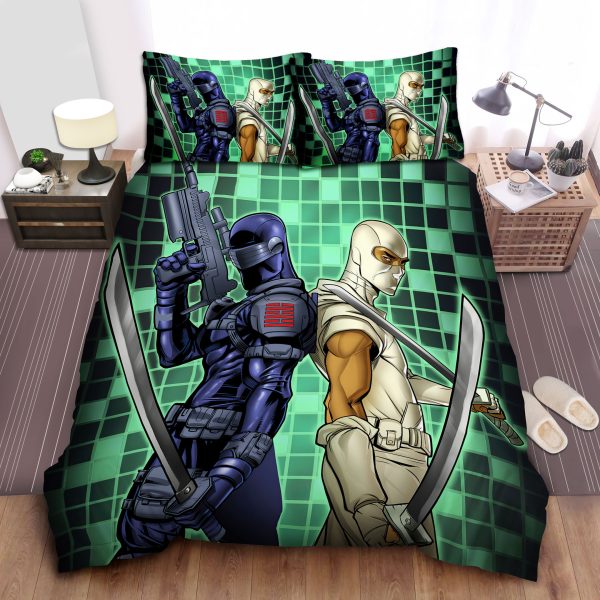 G.I. Joe Snake-Eyes And Storm Shadow Comic Artwork Duvet Cover Bedroom Sets Comfortable Bedding Sets