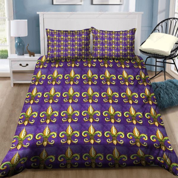 Flower Of New Orleans Fleur De Lys Duvet Cover Bedroom Sets Comfortable Bedding Sets