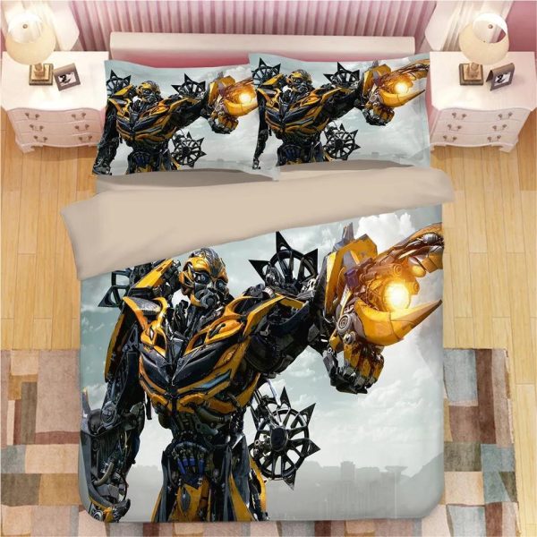 Transformers Bumblebee Duvet Cover Bedroom Sets Comfortable Bedding Sets