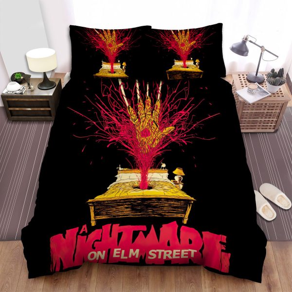 A Nightmare On Elm Street Movie Art Ver 6 Duvet Cover Bedroom Sets Comfortable Bedding Sets