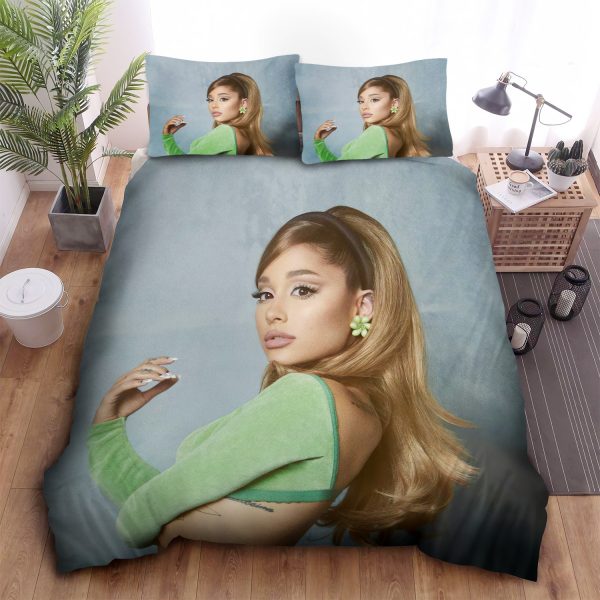 Ariana Grande Positions Album Retro Style Duvet Cover Bedroom Sets Comfortable Bedding Sets