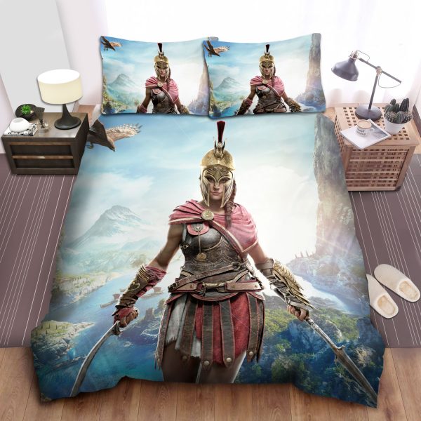Assassin's Creed Odyssey Kassandra Duvet Cover Bedroom Sets Comfortable Bedding Sets