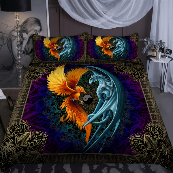 Dragon And Phoenix Duvet Cover Bedroom Sets Comfortable Bedding Sets