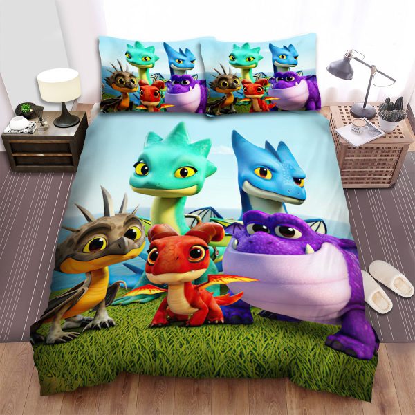 Dragons: Rescue Riders The Rescue Riders Crew Duvet Cover Bedroom Sets Comfortable Bedding Sets