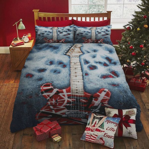 Guitar On The Snow Duvet Cover Bedroom Sets Comfortable Bedding Sets