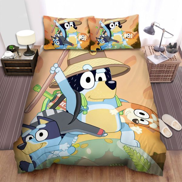 Bluey My Dad Is Awesome Duvet Cover Bedroom Sets Comfortable Bedding Sets