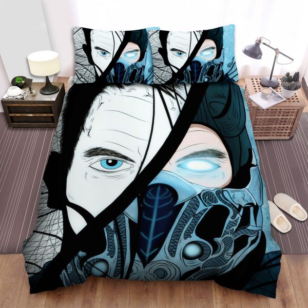 Mortal Kombat (2021) Movie Sub-Zero Art Duvet Cover Bedroom Sets Comfortable Bedding Sets