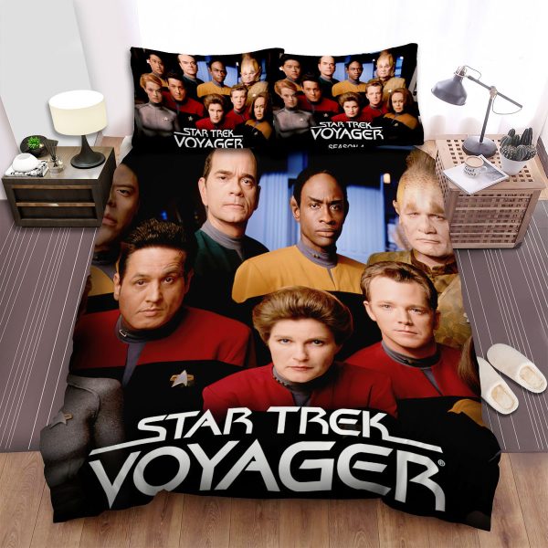 Star Trek: Voyager Characters In Season 4 Duvet Cover Bedroom Sets Comfortable Bedding Sets
