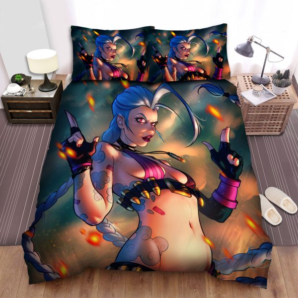 Arcane Powder Digital Artwork Duvet Cover Bedroom Sets Comfortable Bedding Sets