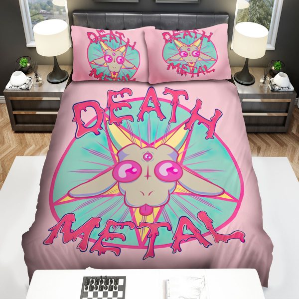 The Death Metal Goat Duvet Cover Bedroom Sets Comfortable Bedding Sets