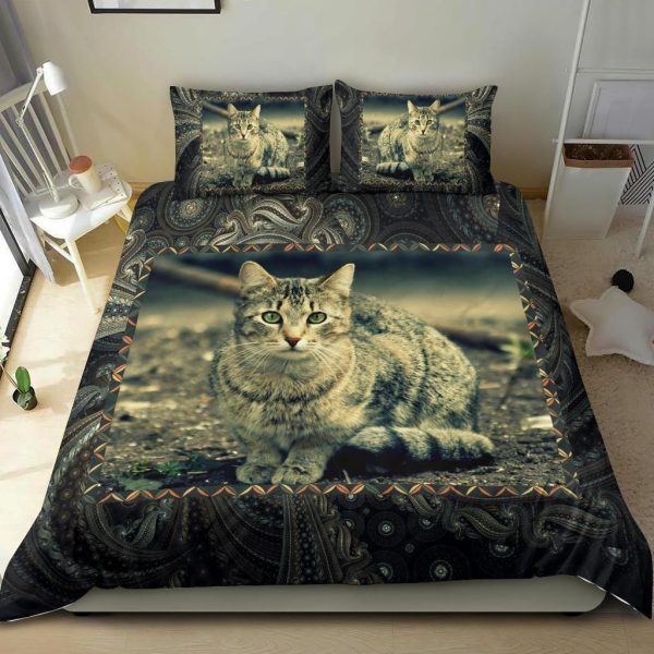 3D Cat Photopgraphy Art On The Frame Duvet Cover Bedroom Sets Comfortable Bedding Sets