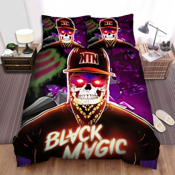 Kill The Noise Skull Person Duvet Cover Bedroom Sets Comfortable Bedding Sets