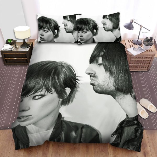 Crystal Castles Music Band Black And White Duvet Cover Bedroom Sets Comfortable Bedding Sets