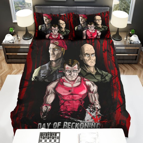 Universal Soldier: Day Of Reckoning Movie Characters Art Duvet Cover Bedroom Sets Comfortable Bedding Sets