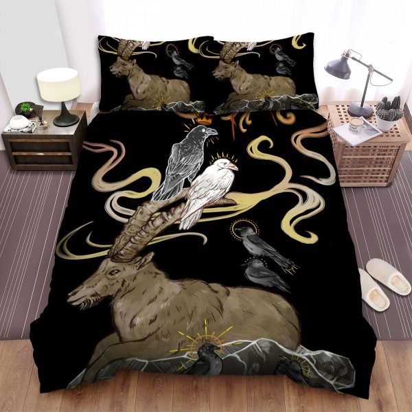 The Goat And The Crows Duvet Cover Bedroom Sets Comfortable Bedding Sets