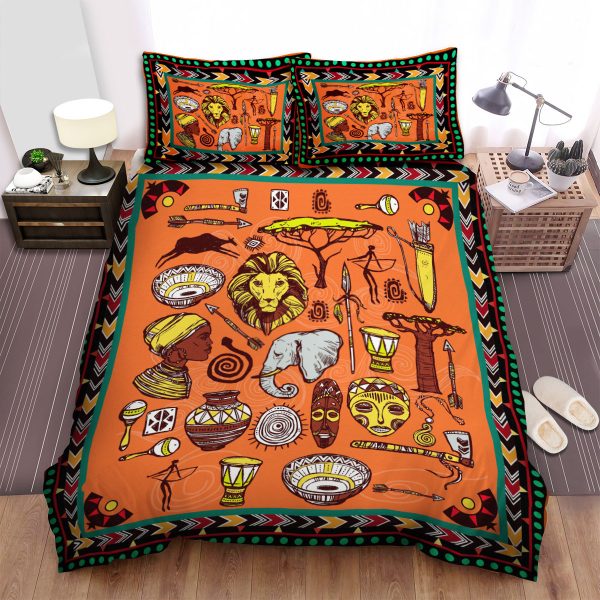 African Culture Duvet Cover Bedroom Sets Comfortable Bedding Sets