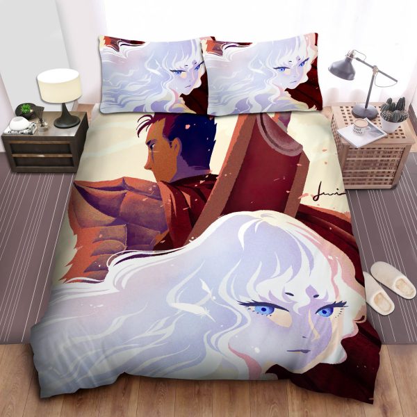 Berserk Guts And Griffith Digital Illustration Duvet Cover Bedroom Sets Comfortable Bedding Sets