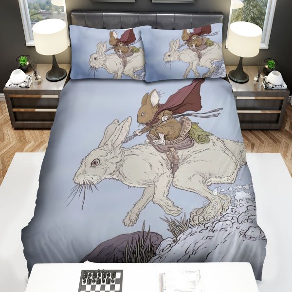The Wild Animal - The Mouse Knight On A Hare Duvet Cover Bedroom Sets Comfortable Bedding Sets