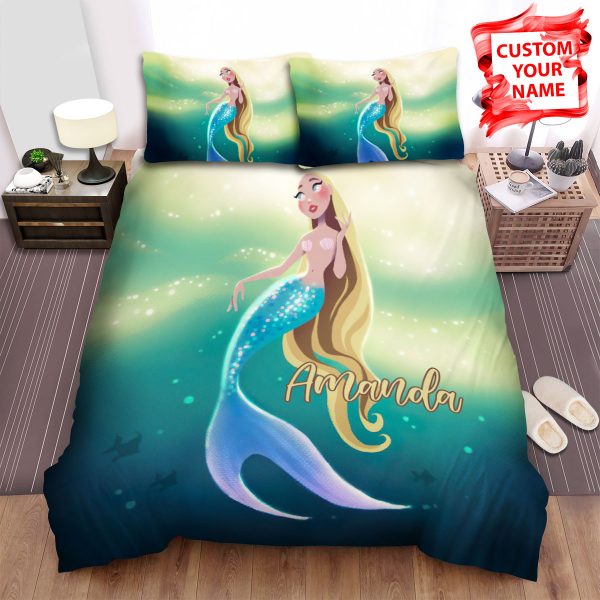Mermaid Blondy Duvet Cover Bedroom Sets Comfortable Bedding Sets