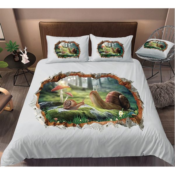 Snail Duvet Cover Bedroom Sets Comfortable Bedding Sets