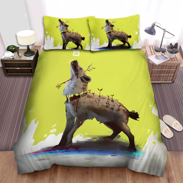 The Wild Aninmal - The Arrow Through A Hyena Duvet Cover Bedroom Sets Comfortable Bedding Sets