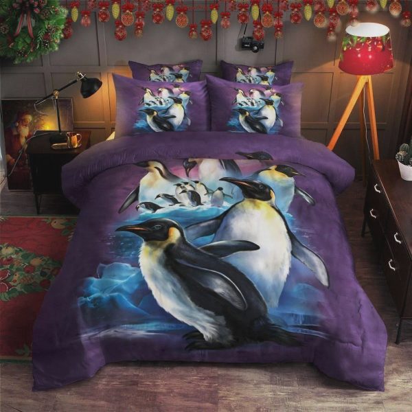 Penguin With Friends Duvet Cover Bedroom Sets Comfortable Bedding Sets