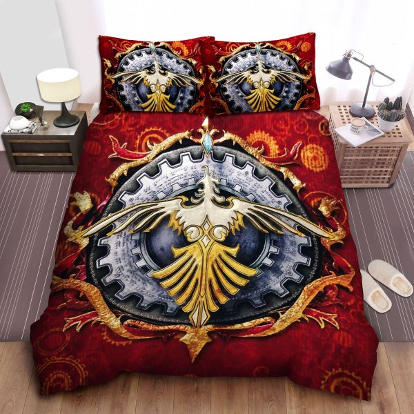 Final Fantasy, Bird And Gears Duvet Cover Bedroom Sets Comfortable Bedding Sets
