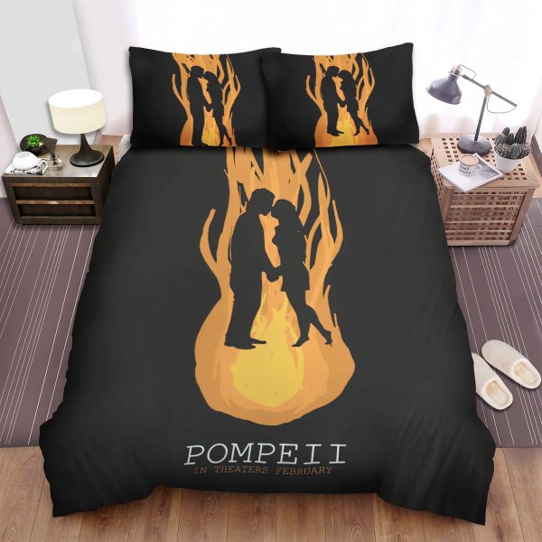 Pompeii (I) (2014) Lovers In Fire Digital Artwork Duvet Cover Bedroom Sets Comfortable Bedding Sets