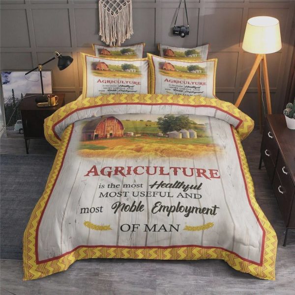 Farmer Agriculture Duvet Cover Bedroom Sets Comfortable Bedding Sets