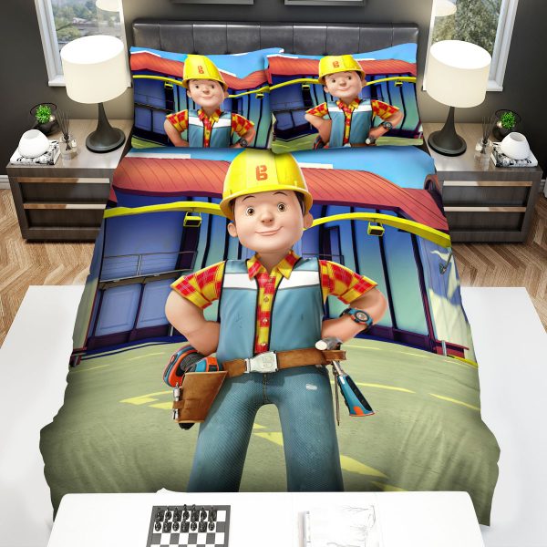 Bob The Builder Roley Portrait Duvet Cover Bedroom Sets Comfortable Bedding Sets