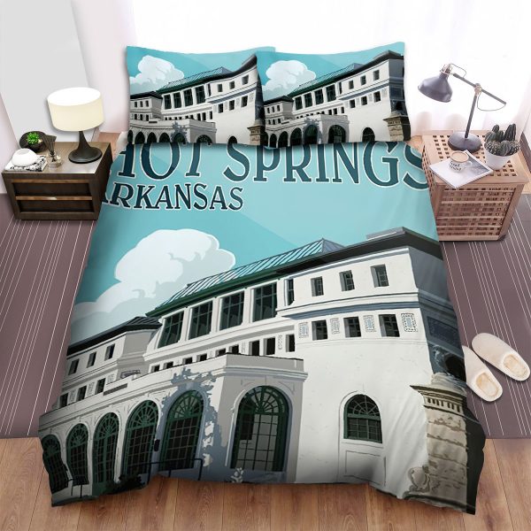 Arkansas Maurice Bathhouse Hot Springs Duvet Cover Bedroom Sets Comfortable Bedding Sets