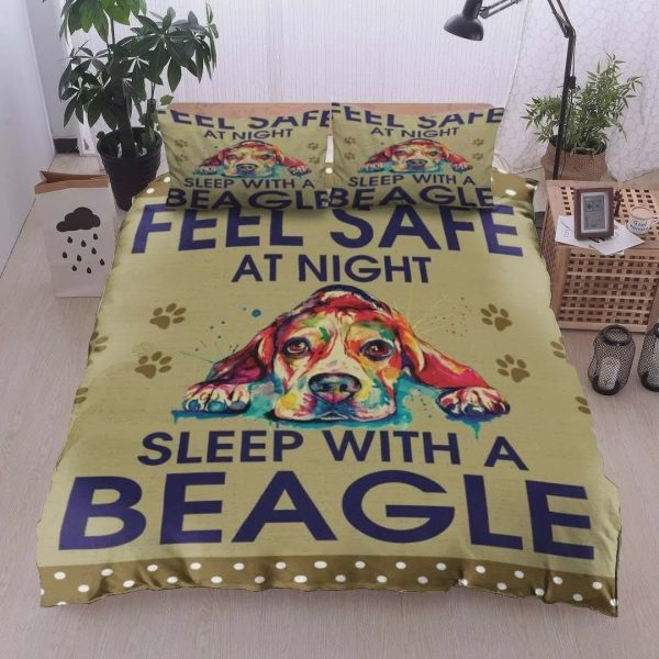 Beagle Feel Safe At Night Sleep With A Beagle Duvet Cover Bedroom Sets Comfortable Bedding Sets