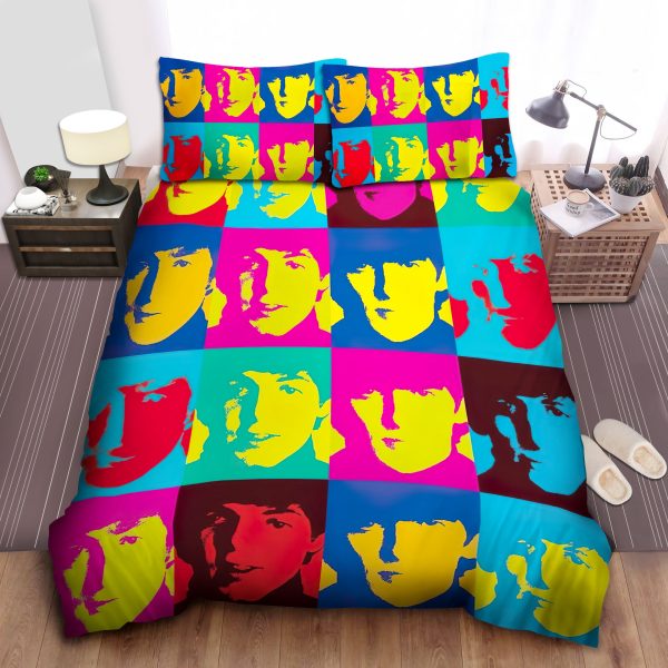The Beatles Pop Art Poster Duvet Cover Bedroom Sets Comfortable Bedding Sets