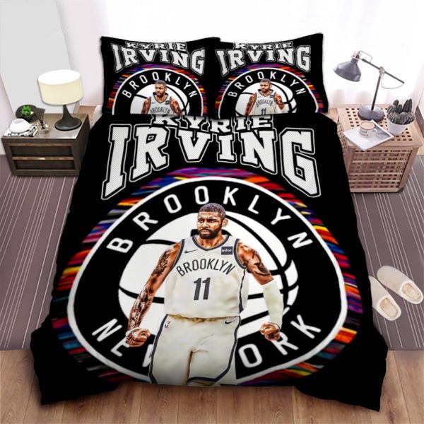 Brooklyn Nets Kyrie Irving Digital Artwork Duvet Cover Bedroom Sets Comfortable Bedding Sets