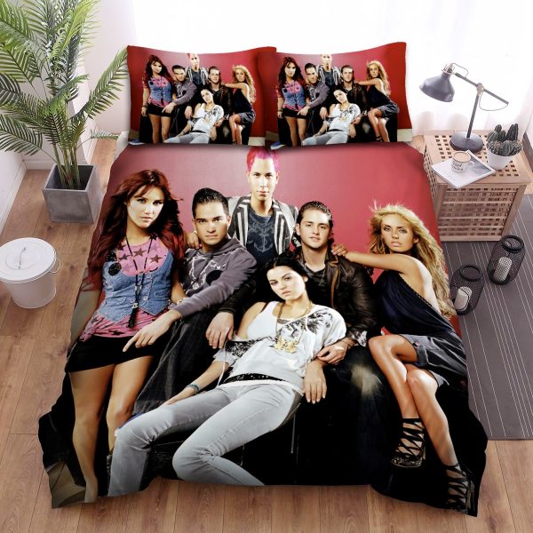 Rbd Band Red Background Duvet Cover Bedroom Sets Comfortable Bedding Sets