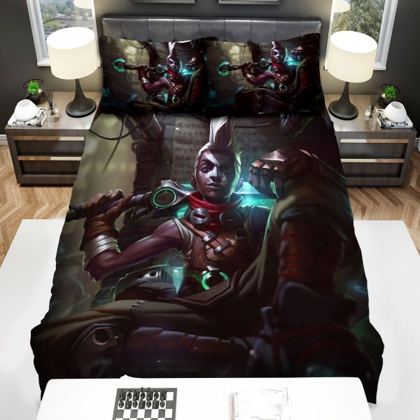 League Of Legends Original Ekko Splash Art Duvet Cover Bedroom Sets Comfortable Bedding Sets