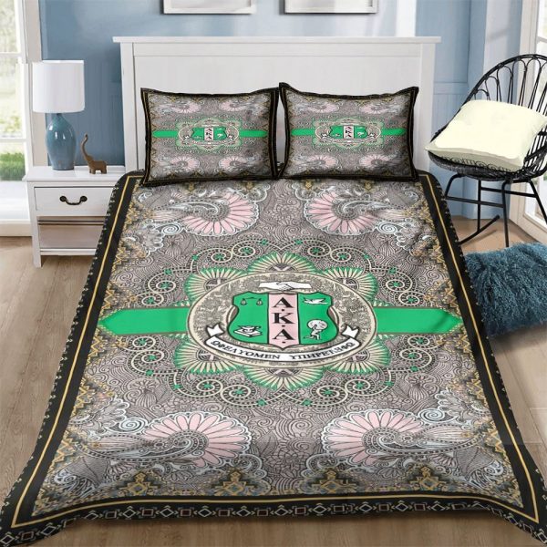 Alpha Kappa Alpha Logo Duvet Cover Bedroom Sets Comfortable Bedding Sets