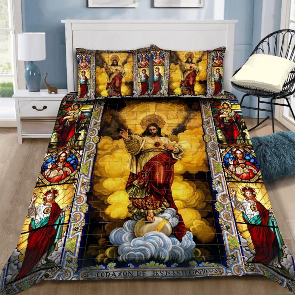 Christian Jesus Gift For Jesus Lover Duvet Cover Bedroom Sets Comfortable Bedding Sets