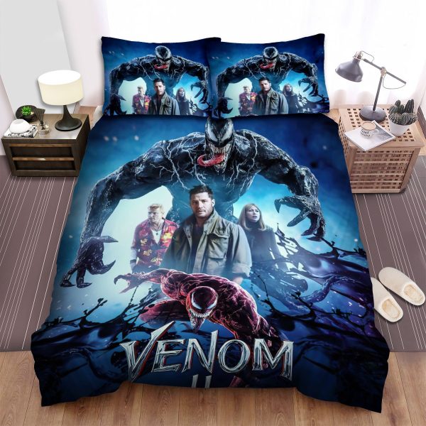 Venom: Let There Be Carnage Movie Poster Ver 2 Duvet Cover Bedroom Sets Comfortable Bedding Sets