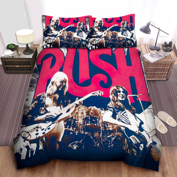 Rush Vintage Black & White Photograph Duvet Cover Bedroom Sets Comfortable Bedding Sets