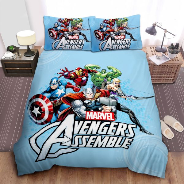 Bedding Set Marvel Avengers Assemble Bed In A Bag Duvet Cover Bedroom Sets Comfortable Bedding Sets