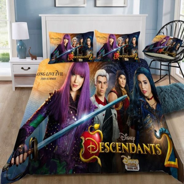 Descendants 2 3d Poster Duvet Cover Bedroom Sets Comfortable Bedding Sets