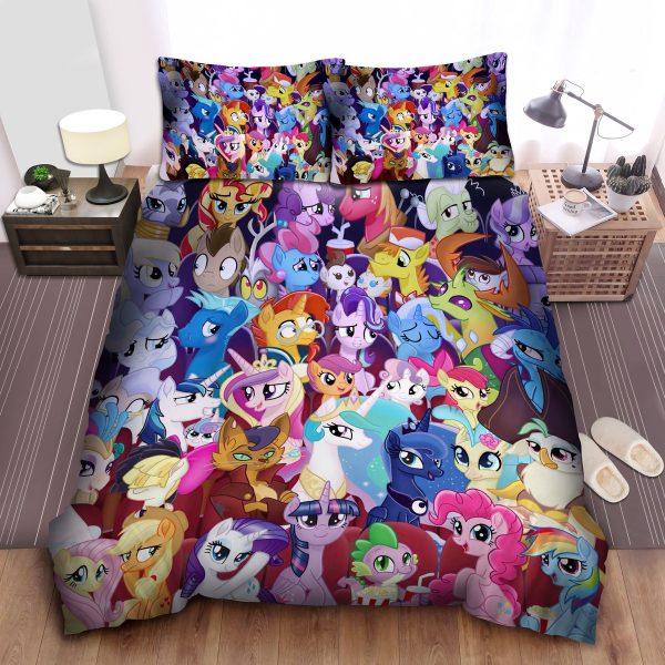 My Little Pony Characters In A Movie Theater Duvet Cover Bedroom Sets Comfortable Bedding Sets