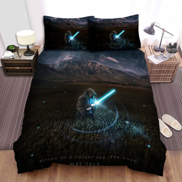 Star Wars: Episode Vii - The Force Awakens Return To A Galaxy Far Far Away Movie Poster Ver 2 Duvet Cover Bedroom Sets Comfortable Bedding Sets
