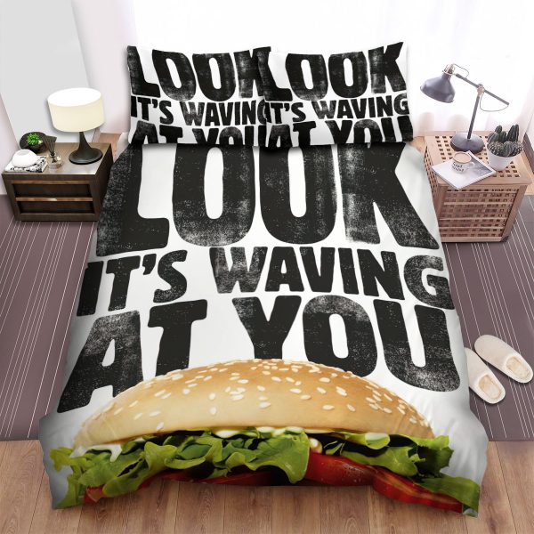Burger King Look It's Waving At You Duvet Cover Bedroom Sets Comfortable Bedding Sets