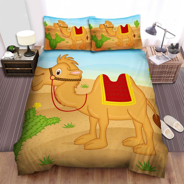The Wildlife - The Camel Beside The Cactus Duvet Cover Bedroom Sets Comfortable Bedding Sets